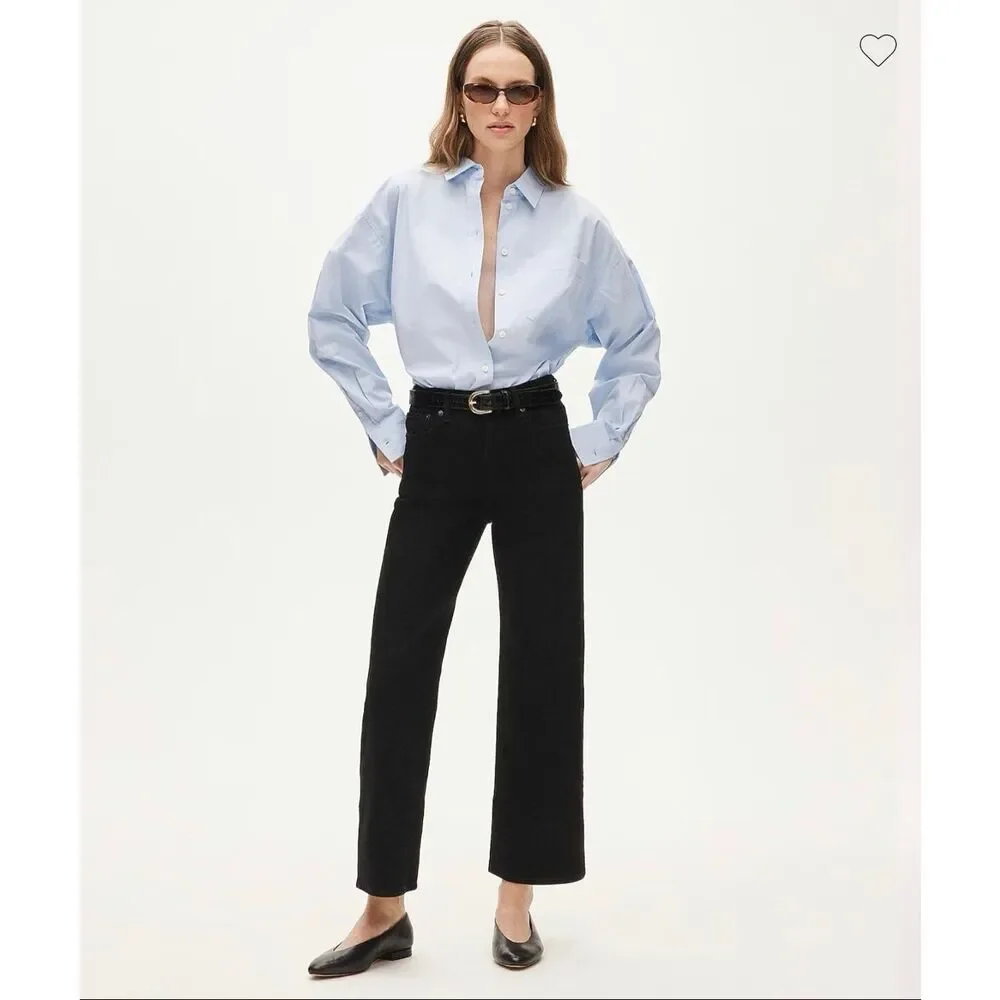 J. Crew Slim-wide jean in Black NWT Size 33